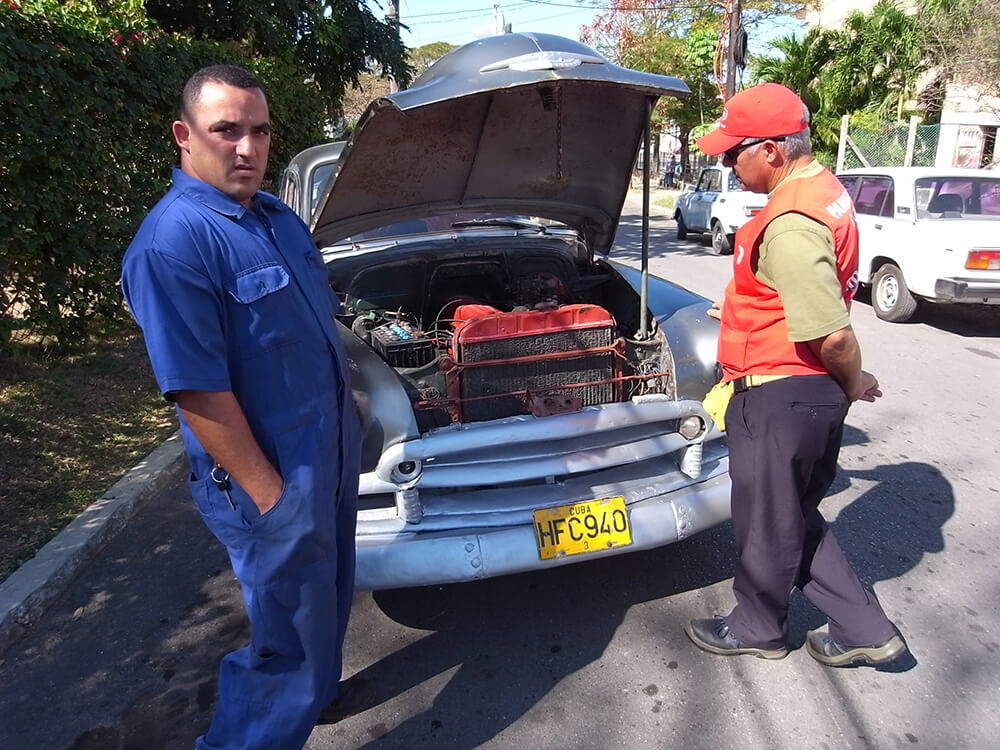 Old American Car in Havana