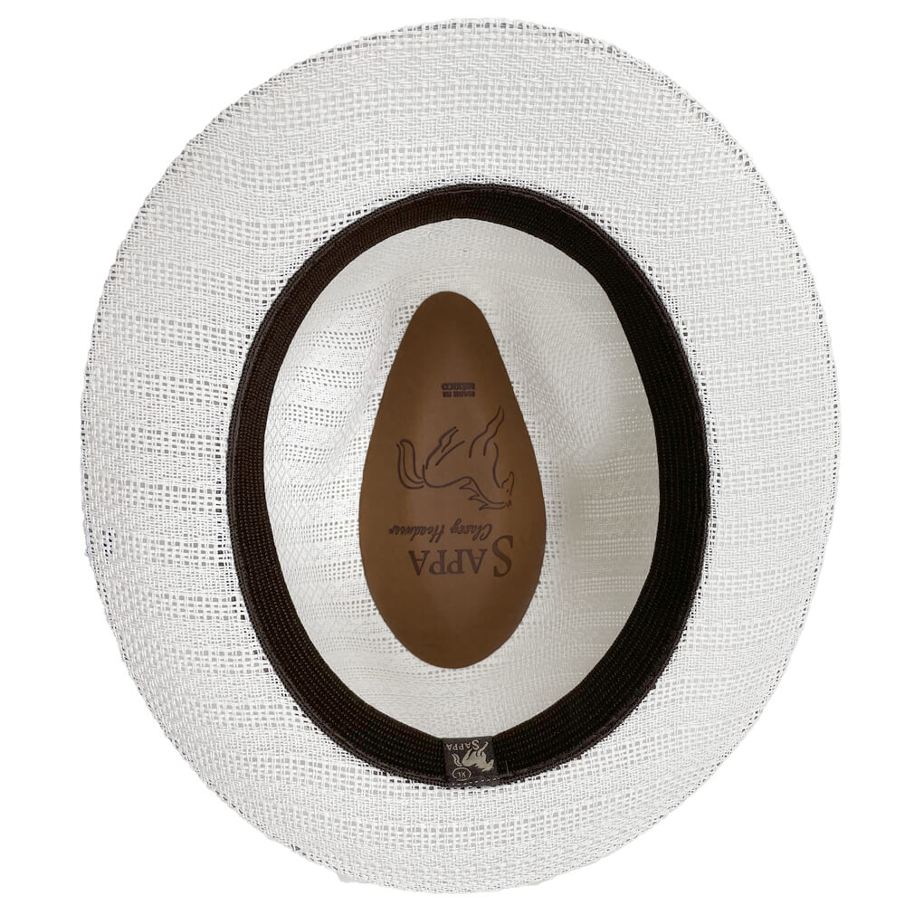 Calado Pattern White Hat by Sappa